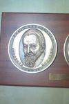 Návrh pamětní mince k čtyřstému výročí vydání Keplerových zákonů o pohybu planet (autor - Z. Fojtů) - bronz, průměr 20 cm