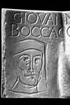 Giovanni Boccaccio (autor - Michal Vitanovský) - bronz, 140 x 180 cm