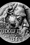Rudolf II (autor - Michal Vitanovský) - bronz, průměr 20 cm